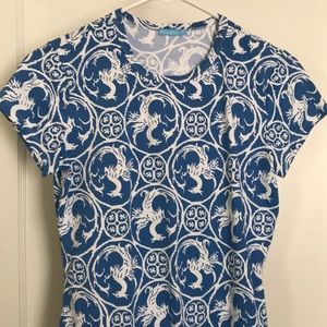 J. McLaughlin Signature Cap Sleeve Tee XS